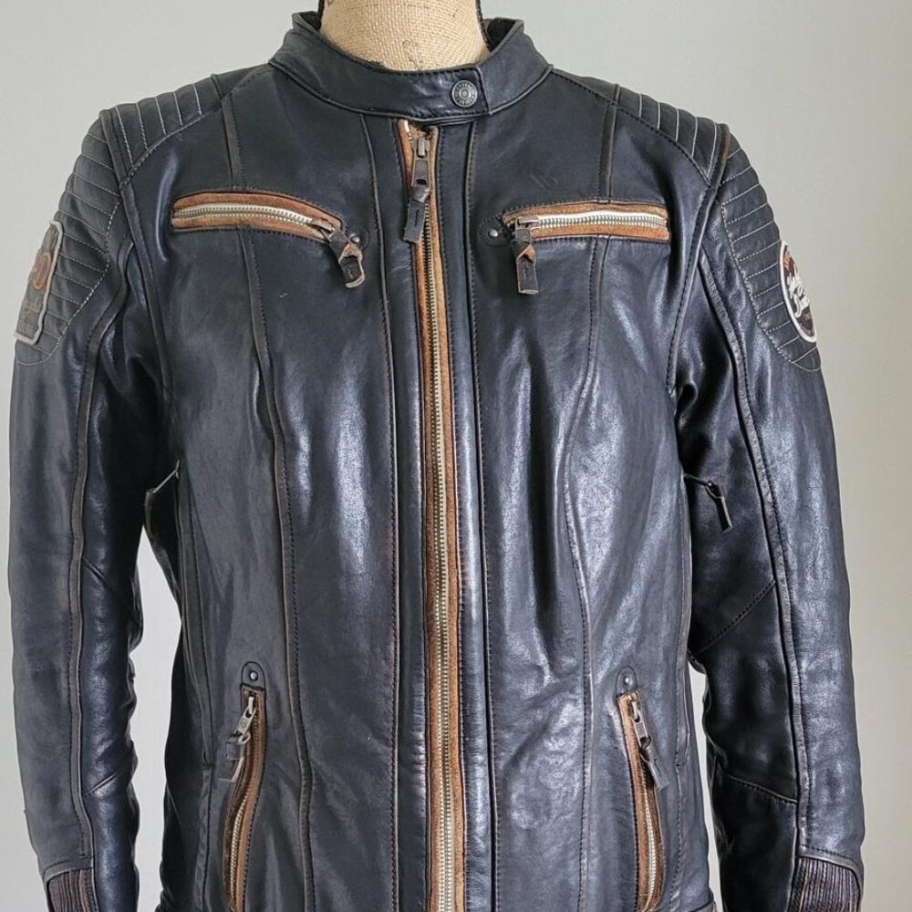 Harley-Davidson Women's Brown Leather Jacket, Size Large